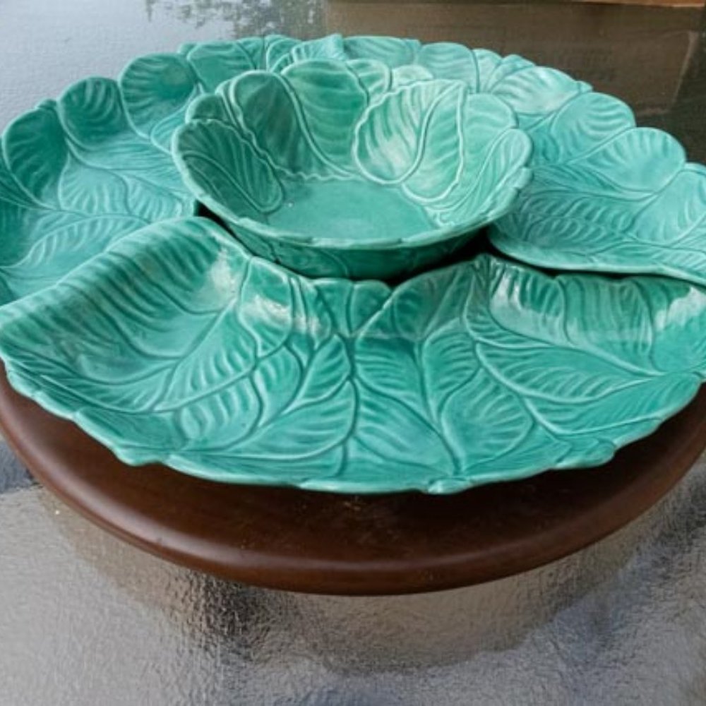 MCM Nasco of CA Desert Hue Lazy Susan 5 Piece Set No. 90